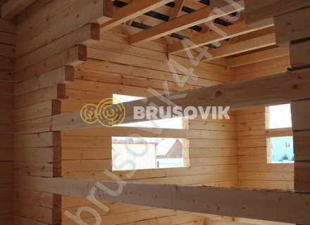 Дом из бруса 150х150 мм. по проекту № 5