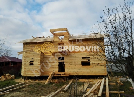 Строительство дома из бруса СТ Отрадное 36, Волоколамский р-н, Московская область
