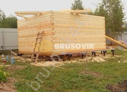  Баня из проф. бруса 145х145 мм