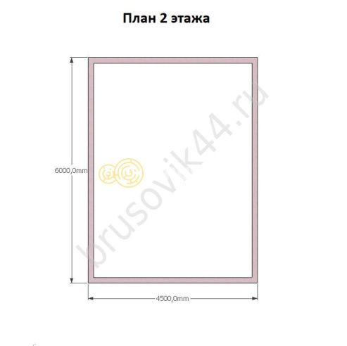 Проект №59 дома из бруса 6х8