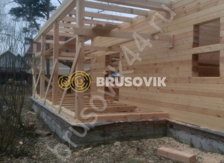 Дом 10х11 из профилированного бруса 145х195 мм