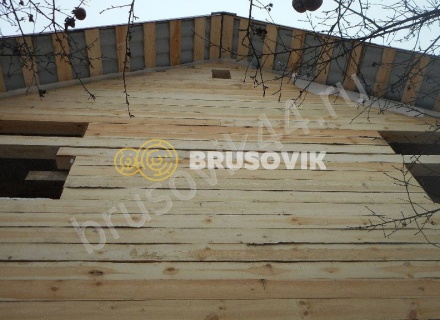 Дом по проекту заказчика из обрезного бруса