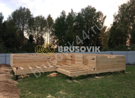 Строительство жилого дома из бруса