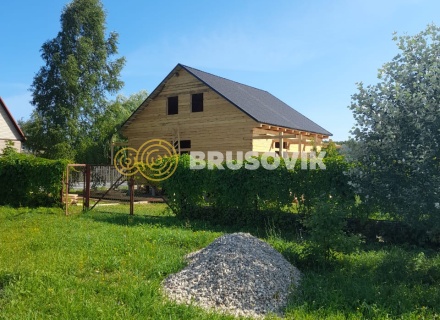 Дом 9х9 м из обрезного бруса 150х150 мм по индивидуальному проекту в г. Медынь, Калужская область