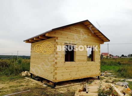 Баня из профилированного бруса 145х145 мм