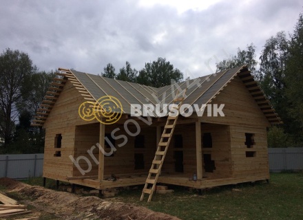 Строительство жилого дома из бруса