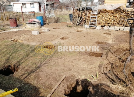 Баня 6х4 м из профилированного бруса 145х145 мм в с. Кудиново, Богородский городской округ, Московская область