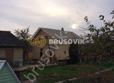 Строительство дачного дома из бруса