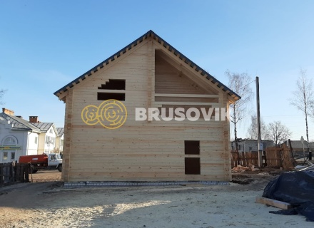 Два дома 8х10 м из профилированного бруса 195х145 мм, Ярославская область, г. Углич