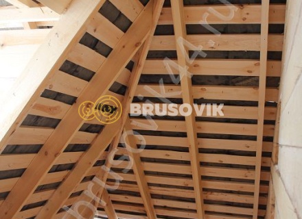 Дом из бруса 150х150 мм. по проекту № 5