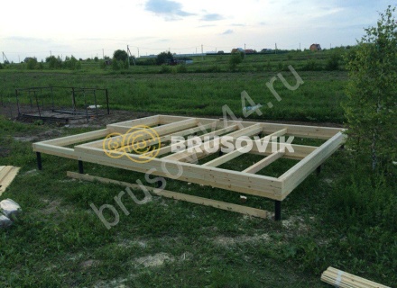  Дом по проекту заказчика из профилированного брус 145х145