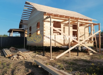 Дом 6х6м по индивидуальному проекту профилированного бруса 145х145мм в д. Яковлево, Тутаевский район, Ярославская область