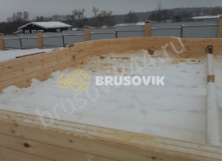 Дом по проекту № 41 из проф. бруса 145х195 мм