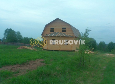 Дом 7х10 м из профилированного бруса 145х145 мм в Ивановской области