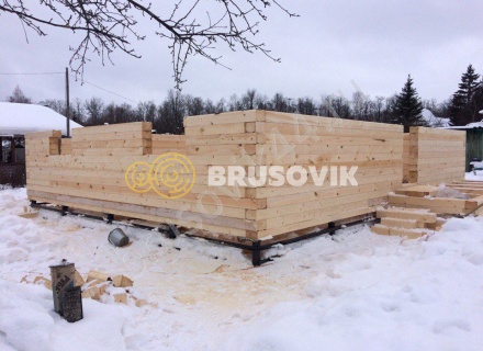 Строительство брусового дома