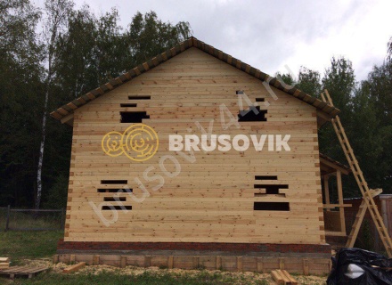 Брусовой дом для заказчика