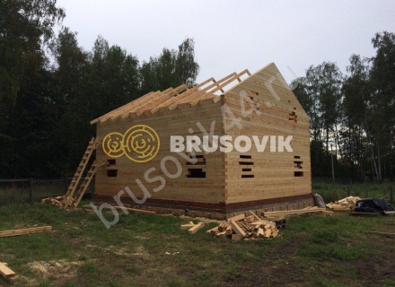 Брусовой дом для заказчика