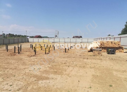 Дом из профилированного бруса 145х145 мм по индивидуальному проекту