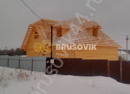 Дом из бруса 150х150 мм. по проекту № 5