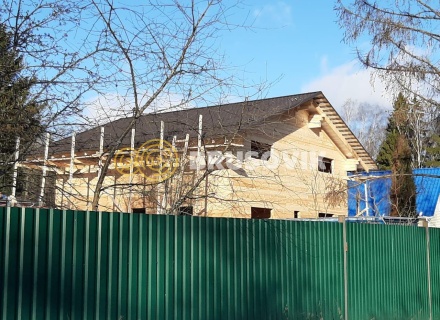 Дом 9,5х10,5 м из профилированного бруса 145х145 мм. СНТ Дружба, Одинцовский городской округ Московская область