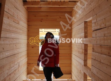 Дом из бруса 150х150 мм. по проекту № 5