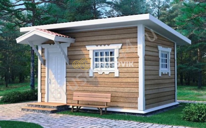 Проект №4 баня из бруса 5х4