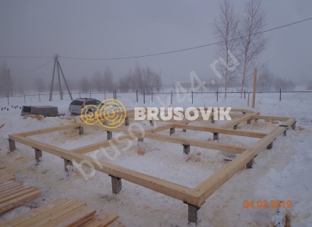 Дом из обрезного бруса 150х150 мм по проекту №67