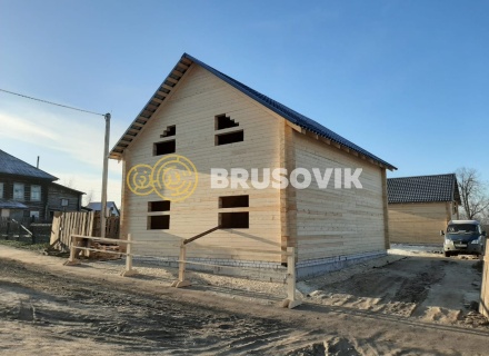 Два дома 8х10 м из профилированного бруса 195х145 мм, Ярославская область, г. Углич