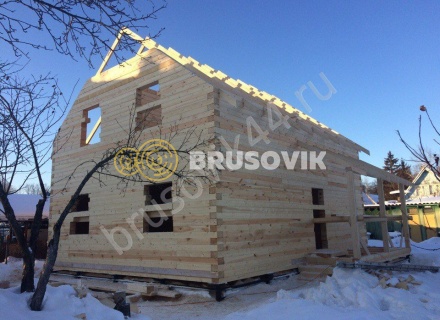 Строительство брусового дома