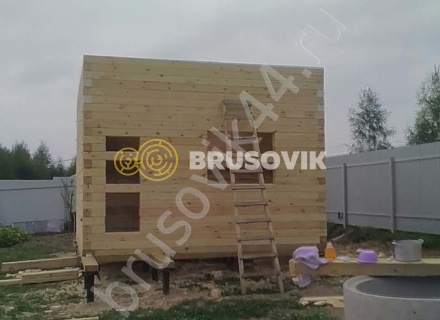  Баня из проф. бруса 145х145 мм