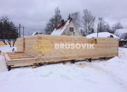 Строительство брусового дома