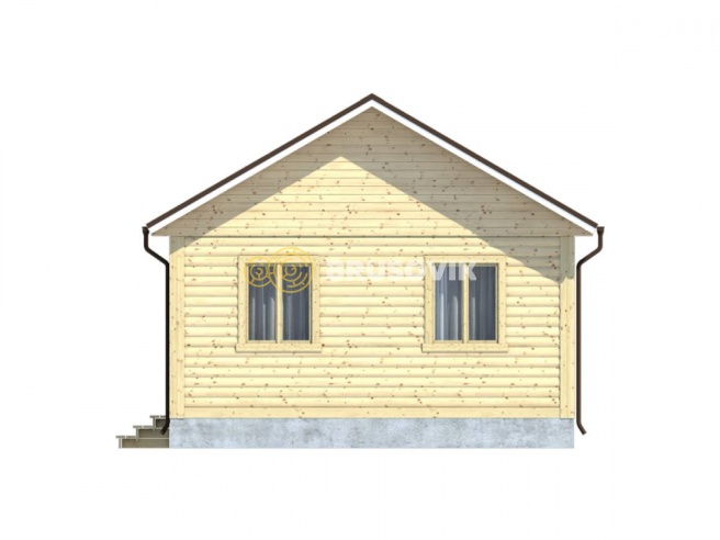 Проект №87 дома из бруса 6х9