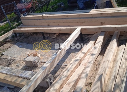 Дом 6х6м из обрезного бруса 150х150мм по индивидуальному проекту в с. Бибирево, Ивановский район