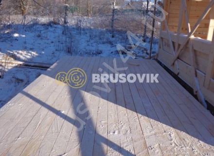  Дом 6,2х12,2 м из профилированного бруса 145х145 мм