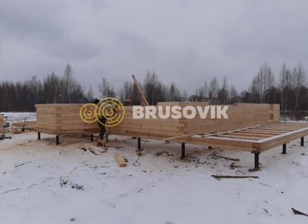 Дом из бруса, Ярославская область, Угличский р-н, п. Зеленая роща