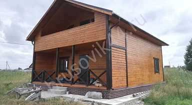 Видео отзыв строительства дома 8х11 и бани из профилированного бруса 145х145 мм., в д.Белавино, г. Ярославль