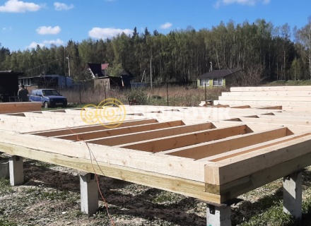 Дом 6х8м по проекту № 66 из профилированного бруса 145х145мм в СНТ Восток, Петушинский район, Владимирская область