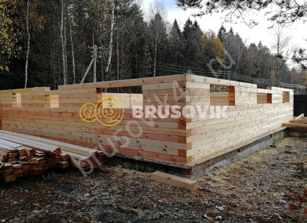 Дом 10х11 из профилированного бруса 145х195 мм