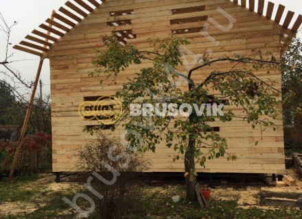 Строительство дачного дома из бруса