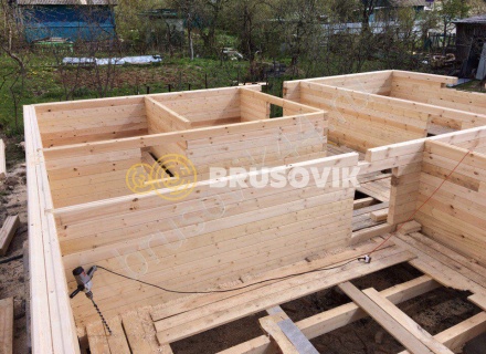 Возведение дома из бруса