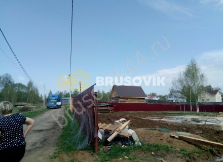 Дом по индивидуальному проекту из профилированного бруса 145х195 мм