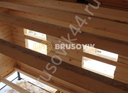 Дом из бруса 150х150 мм. по проекту № 5