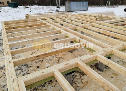 Дом 9х9 из профилированного бруса 145х195 мм, Костромская область, поселок Зарубино