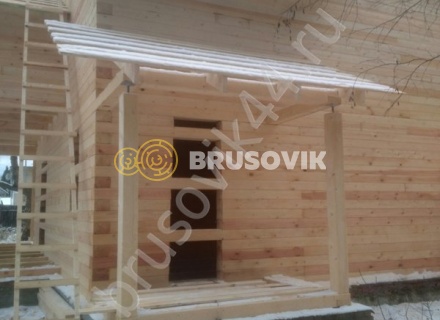 Дом 10х11 из профилированного бруса 145х195 мм