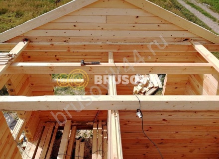 Баня из профилированного бруса 145х145 мм