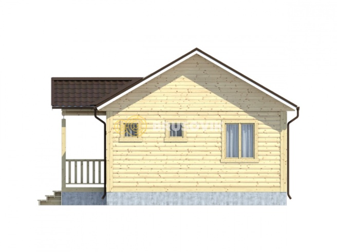 Проект №92 дома из бруса 6х9