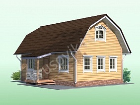 Проект №33 дома из бруса 6х9