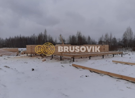 Дом из бруса, Ярославская область, Угличский р-н, п. Зеленая роща