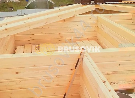  Баня из проф. бруса 145х145 мм