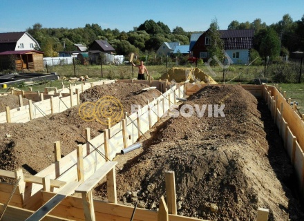 Большой жилой дом из бруса